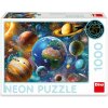 DINO Svítící puzzle Planety 1000 dílků