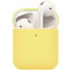 AppleKing matný silikónový obal pre AirPods 1 / 2 - žltý - možnosť vrátiť tovar ZADARMO do 30tich dní