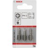 Skrutkovací bit Bosch Extra Hart PH1, L 25 mm, 3 ks - 2607001508