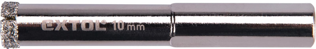 Vrták korunkový diamantový, Ø10mm, EXTOL PREMIUM