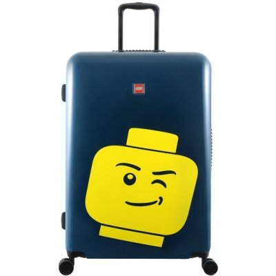 LEGO Luggage ColourBox Minifigure Head 28\" - Námornícka modrá 100 L