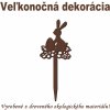 Veľkonočná ozdoba - zápich 15 Tmavá