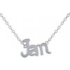 Silvego Strieborná retiazka s menom Jan JJJ2235N-Jan