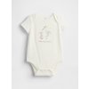 GAP Baby body Americana Biela 6-12M Biela Biela
