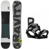 Gravity Silent 24/25 pánsky snowboard + Gravity Indy black/white viazanie + zľava 20 € na príslušenstvo - 156 cm + M (EU 38-41)