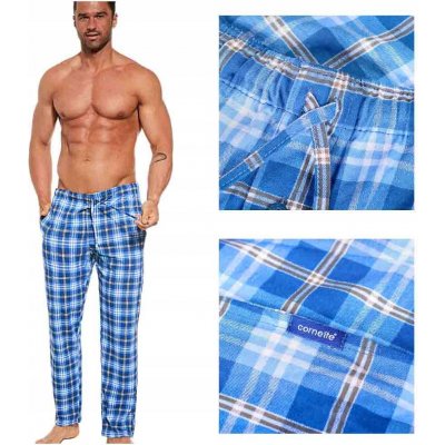 Cornette pánské pyžamové kalhoty modré
