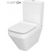 CERSANIT - WC KOMBI CREA CLEANON 011/020 ŠTVOREC, NÁDRŽKA 011 3/5, SEDADLO DUR SLIM WO LW ONE K114-022-S-SET