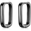 Olivie Strieborné obdĺžnikové náušnice BLACK 7889 Ag 925; ≤1,5 g.