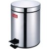 TORO Nerezový nášľapný kôš na odpadky 12l 260952