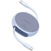 Baseus KF2332392 navíjací dátový Pathfinder Type-C na Type-C100 W 1m modrý
