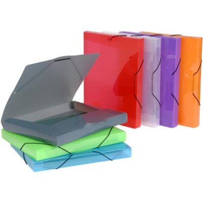Viquel Coolbox A4 doska s gumičkou rôzne farby 30 mm