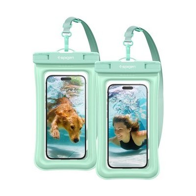 Púzdro Spigen Aqua Shield WaterProof Case A601 2 Pack, mint