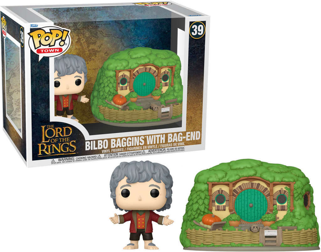 Funko Pop! 39 The Lord of the Rings Bilbo Baggins with Bag End