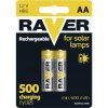 Batéria RAVER SOLAR HR6, nabíjateľná batéria, 600 mAh, 2 ks, AA tužka