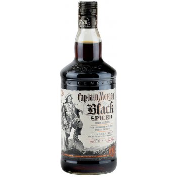 Captain Morgan Black Spiced 1 l (čistá fľaša)