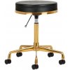 Kozmetická taburetka H4 zlato čierna