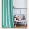 Room99 Záves Aura Mint - 140x250 cm - uchytenie dekoračné kolieska