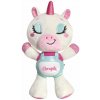 Teddies Jednorožec Chrupík zaspávač plyš/plast na batérie zvuk/svetlo