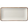 FINE DINE Obdĺžnikový tanier 300x150 mm, krémový Earth Colours Vanilla