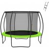 Sedco Trampolína SUPER B - 366 cm + ochranná sieť + rebrík - zelená