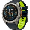 VSETKONAMOBIL 118647 SPORTY QuickFit Vymeniteľný silikónový remienok pre Garmin - šírka 26mm BLACK-LIME