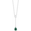 Preciosa Nežný strieborný náhrdelník s pravou perlou Pure Pearl 5336 66