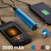 CuboQ Power Bank s reproduktorom 3500 mAh - tmavošedá