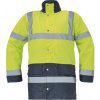 Cerva SEFTON Reflexná nepremokavá bunda žltá/navy 4XL