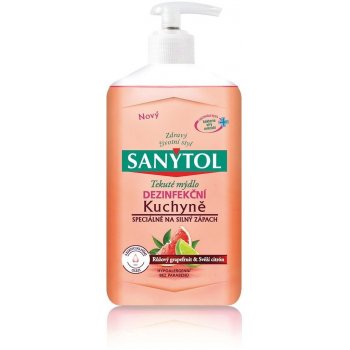 Sanytol dezinfekčné mydlo do kuchyne grapefruit & svieži citrón 250 ml