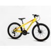 Detský bicykel Romet Rambler Dirt 24, rám 13 palcov, žltý, 21 prevodov