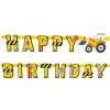 Godan Girlanda papierová Happy Birthday Stavenisko 220 cm