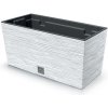 Prosperplast Kvetináč 39,5 x 18,5 x 19,5 cm plast biely