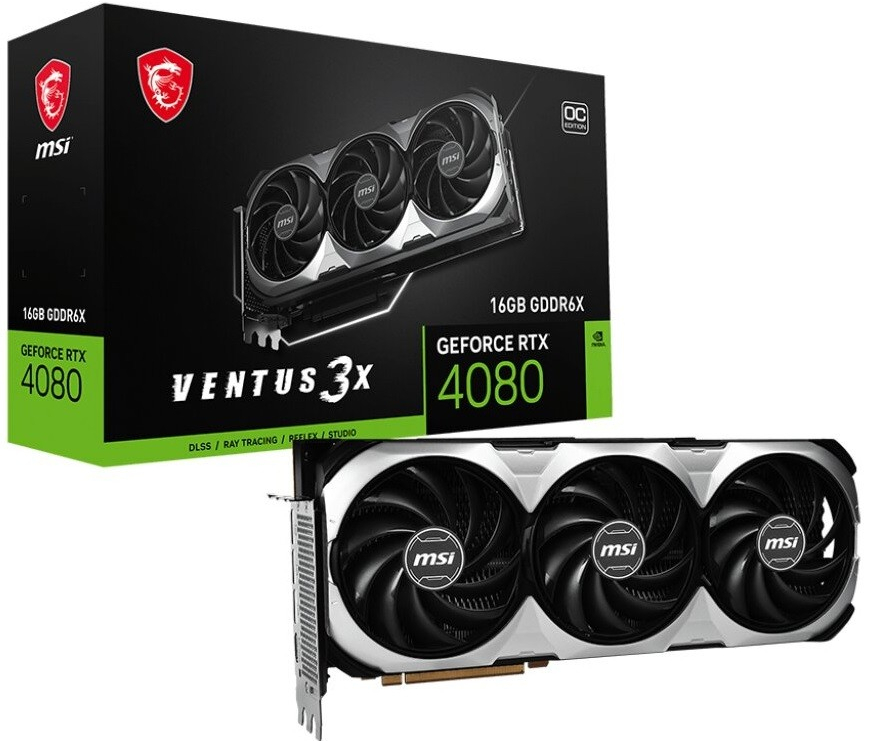 MSI GeForce RTX 4080 16G VENTUS 3X E OC