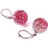 Prosperk Náušnice oceľové guličky s kryštáliky Swarovski S4719