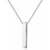 Olivie Strieborný náhrdelník HRANOLEK 8025 Ag 925; ≤5,4 g.