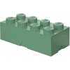 LEGO® Úložný box 25 x 50 x 18 cm army zelená
