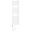 Mexen Ares, elektrické vykurovacie teleso 1200x400 mm + vykurovacia tyč 600 W, biela, W102-1200-400-2600-20