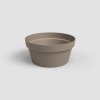 Mísa|květináč CAPRI, 30cm, plast, šedá|MATTE TAUPE|Artevasi