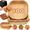 Papierové vložky do teplovzdušnej fritézy 100 ks klasický tvar