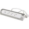 Legrand Predlžovačka (049406) 1m-3z USB A+C biela/hliník