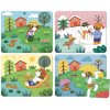 Vilac Dřevěné puzzle 4 období