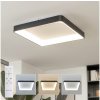 Brilagi - LED stmievateľné stropné svietidlo FALCON II LED/125W/230V 60x60 cm čierna +DO BRC2669-600/CR + záruka 3 roky zadarmo