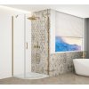 GELCO TRINITY GOLD štvrťkruhový kút 900x900 pravý, číre sklo, GT6590CR-G GT6590CR-G