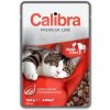 Calibra Cat Premium Kapsička pre dospelé mačky Kurča & Hovädzie 3× 100 g