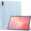 Techsuit - Flex Trifold knižkové puzdro s držiakom na stylus pre Samsung Galaxy Tab S11 Ultra – svetlomodré
