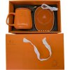 Elektrický varič Kubek z podgrzewaczem USB #cool_items ORANŽOVÁ 10 W 0,4 l oranžová
