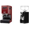 Gaggia New Classic E24 BC, red + Eureka Mignon Bravo, CR black
