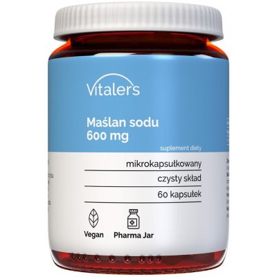 Vitaler's Butyrát sodný 600 mg 60 kapsúl