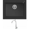 Elleci QUADRA 110 G40 full black + Elleci C01 CADDY chróm