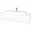 Dreja Kúpeľňová skrinka MODULE SZZ12 140 umývadlo Glance - N01 Biela lesk / L01 Biela vysoký lesk